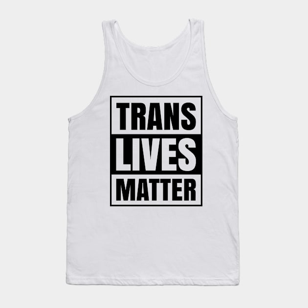 Black Trans Lives Matter African Transgender LGBTQ Pride Month Day Nonbinary BLM Gay Lesbian Tank Top by Shirtsurf